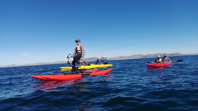 Puno: Water Bike to Uros Island at Lake Titicaca - Breathtaking Scenery