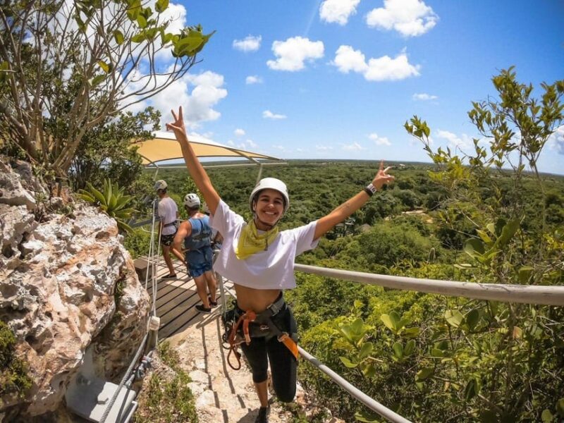 Punta Cana: Scape Park Entry for Cenote, Zip Lines, & Caves - Interacting With Wildlife
