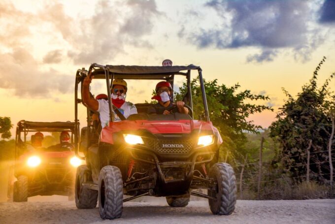 Punta Cana: Sunset Buggy Tour With Cave Swim and Dance Show - Dining and Entertainment