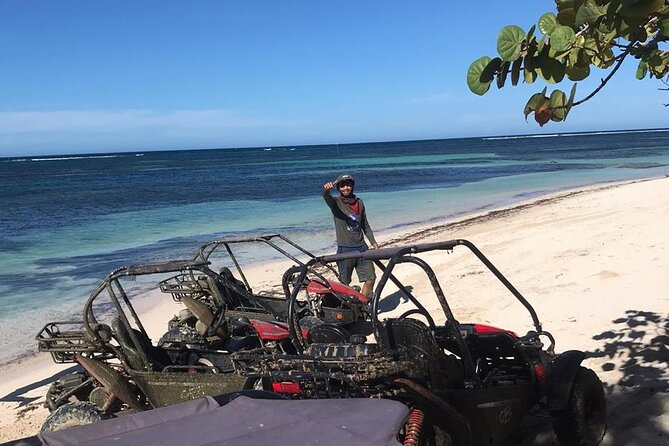 Punta Gorda Sunday Funday+ATV/Buggy Eco-Jungle & Beach Adventure - Driving Through the Eco-Jungle