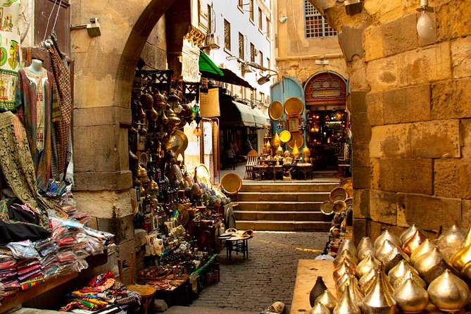 Pyramids of Giza Egyptian Museum Sphinx and Khan El Khalili Bazaar - Not Included