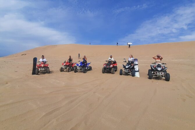 Quad Bike and Sandboarding on Sand Dunes Wild Beach - Quad Biking Experience