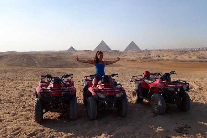 Quad Bike Trip During Sunset Around Pyramids, Evening Attend the Sound & Light Show at Giza Pyramids With Dinner - Highlights of the Experience