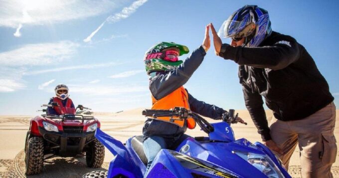 Quad Biking and Sandboarding Experience in Desert - Quad Biking Adventure