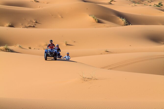 Quad Biking in Merzouga Dunes Desert Erg Chebbi - Unique Desert Tranquility Experience