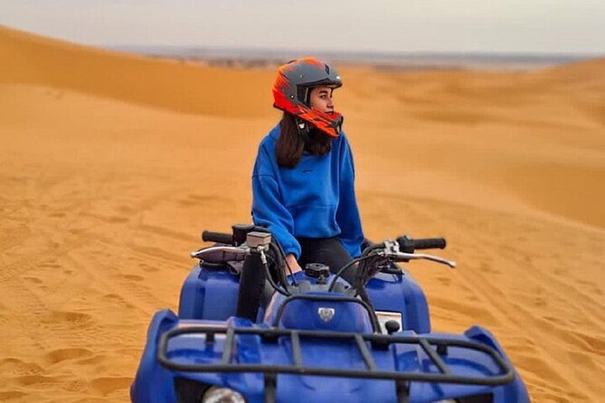Quad Riding in Sand Dunes Merzouga Erg Chebbi Desert - Quad Biking Experience
