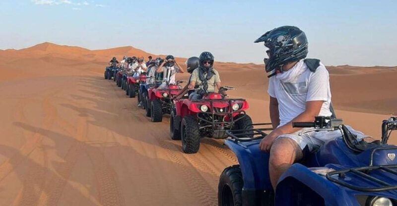 Quad Riding in Sand Dunes Merzouga Erg Chebbi Desert - Experience Highlights
