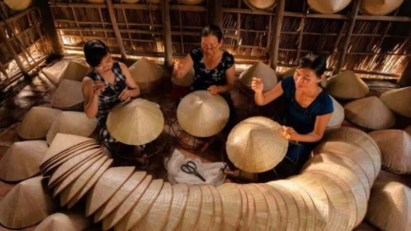 Quang Phu Cau Incense Stick Village - Conical Hat Village - Quang Phu Cau Incense Stick Village