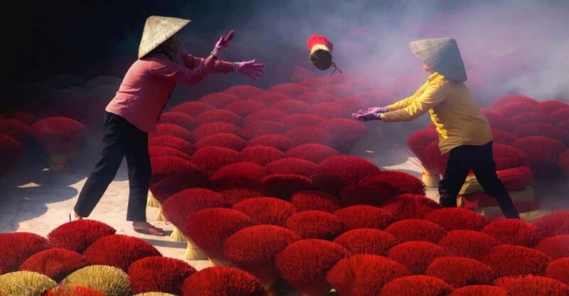 Quang Phu Cau Incense Village - Tam Coc Boating - Hoa Lu Capital - Itinerary Highlights
