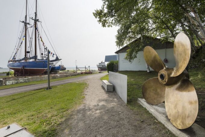 Quebec: Charlevoix Maritime Museum Official Ticket - Shipyard History and Exhibits