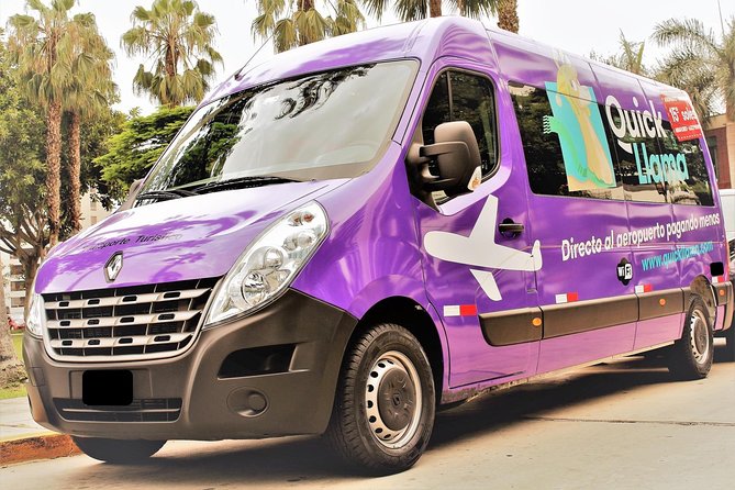 Quickllama: Door-To-Door Transfer From Lima Airport to Miraflores - Vehicle Features and Safety