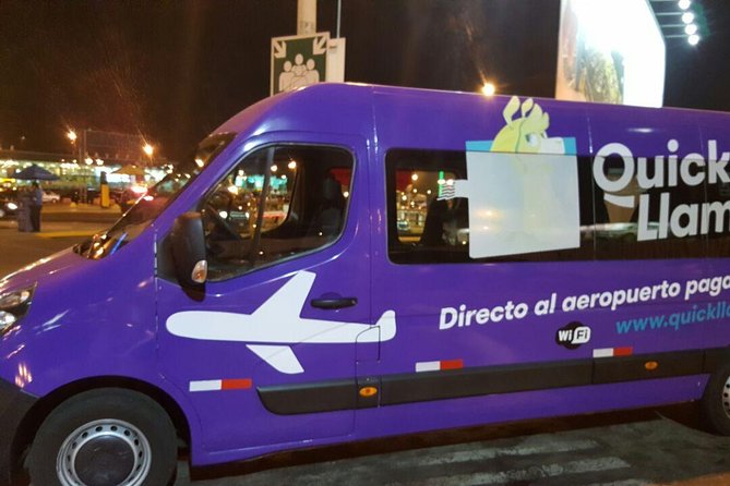 Quickllama: Door-To-Door Transfer From Lima Airport to Miraflores - Cancellation and Policies