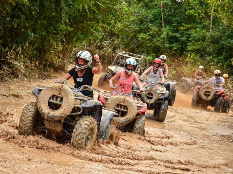 Quintana Roo: ATV Zipline, and Cenote Jungle Trip With Lunch - Transportation and Pickup