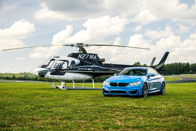 Racecar Driving Experience via Private Helicopter From NYC - Helicopter Logistics and Details