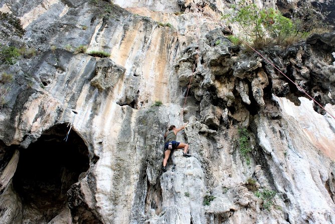 Railay Beach Rock Climbing Adventure Tour From Krabi - Pickup and Dropoff
