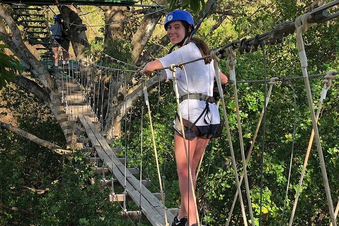 Rain Forest Canopy Tour From Tamarindo: Zipline, Hanging Bridge - Zipline and Hanging Bridge Highlights