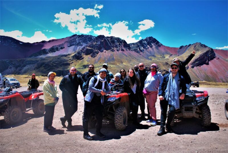 Rainbow Mountain Tour (Vinicunca) ATVs + Ticket and Food - Inclusions