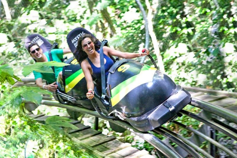 Rainforest Bobsled Mystic Mountain Tour Fr Montego Bay - Bobsled Experience