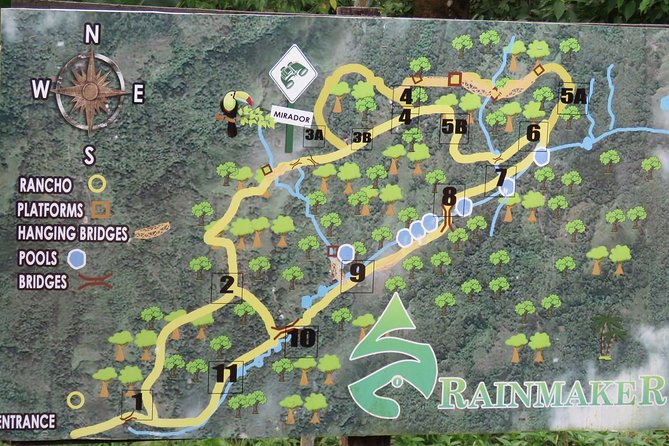 Rainmaker Waterfalls and Hanging Bridges From Manuel Antonio - Cascading Waterfalls