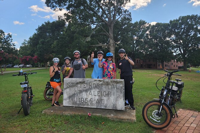 Raleigh Guided E-bike Tour: Ghosts, Mystery, Creepy History - Eerie Tales From the Oakwood Cemetery