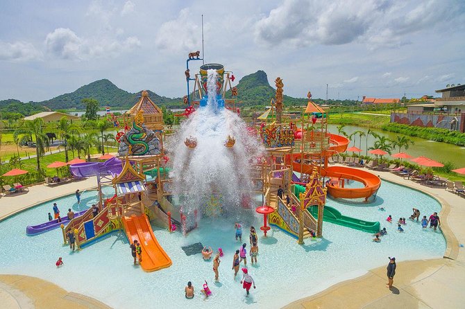 Ramayana Water Park in Pattaya Admission Ticket - Relaxing Pools and Beach Areas