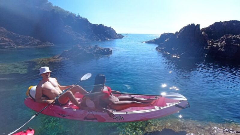 Rando Kayak Agay Guided Visit - Discovering the Creeks of Esterel