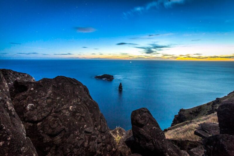 Rano Kau: Trek Around the Crater Rim. - Key Points