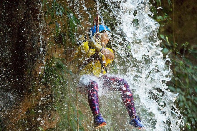 Rapel in Talliquihui Waterfall - Pickup and Transportation