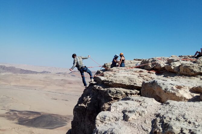 Rappelling Down the Ramon Crater Cliff - Precautions and Health Considerations