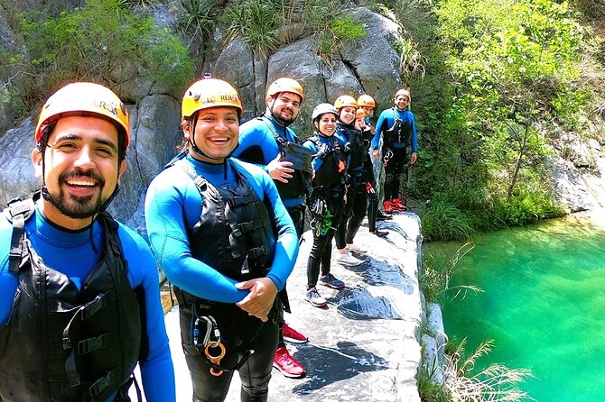 Rappelling, Hiking and Jumping Into the Water in the Matacanes Canyon - Descending the Matacanes Canyon