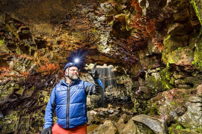 Raufarhólshellir Lava Tunnel: Underground Expedition - Encountering Colorful Landscapes