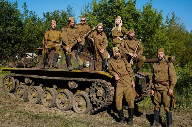 Real Tank Ride In Riga - Replica Uniform Photo Ops