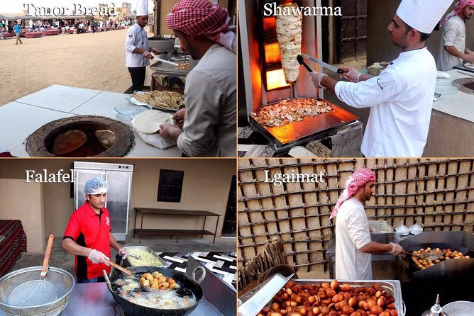 Red Dune Desert Safari Dubai With BBQ Buffet Dinner - Dubai Travelism - Dining at the Buffet
