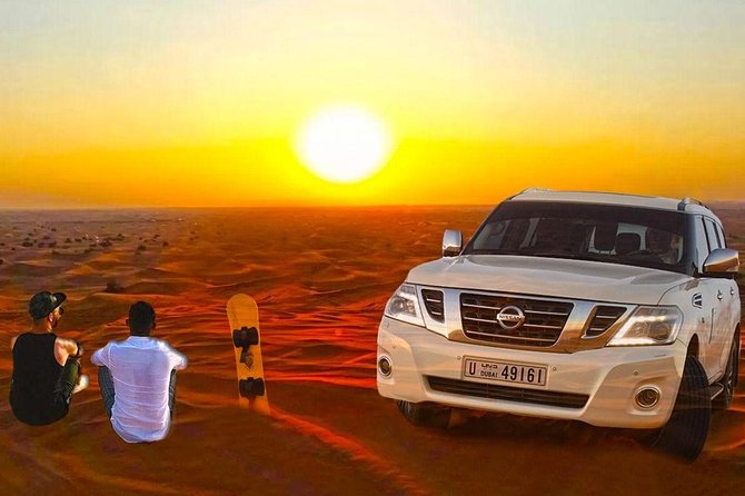 Red Dune Desert Safari & Quad Bike, BBQ Dinner. Camel Ride, Sandboarding - Key Points