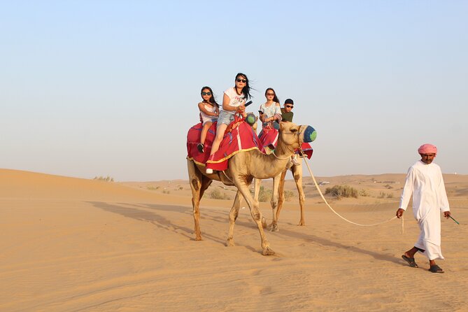 Red Dunes Sand Safari and Camel Ride With BBQ Dinner From Dubai - Immersive Entertainment Experiences