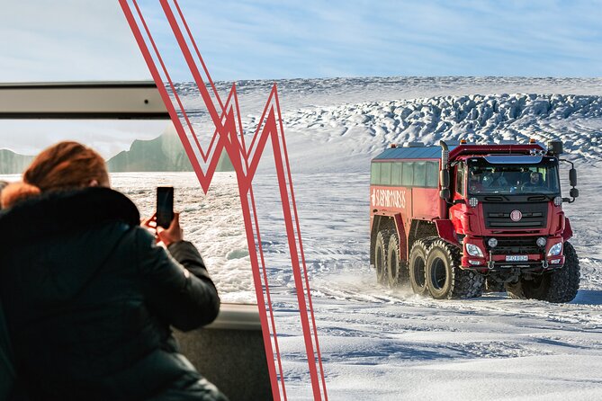 RED GLACIER MONSTER TRUCK Langjokull GLACIER Tour From Gullfoss - Onboard Amenities and Facilities