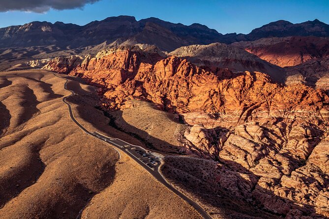 Red Rock Canyon Helicopter Tour With Landing and Champagne Toast - Pickup and Transportation
