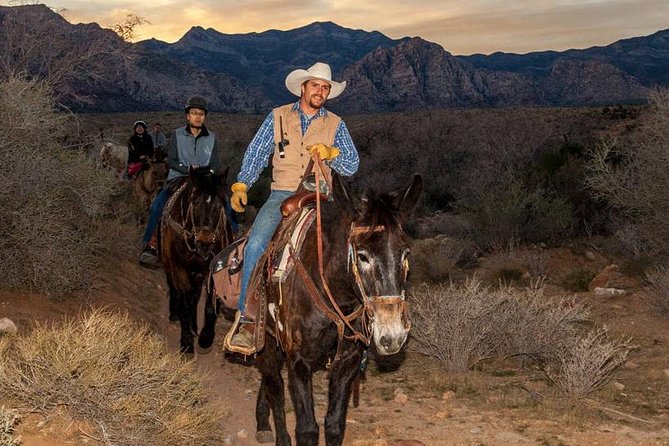 Red Rock Canyon Sunset Horseback Ride and Barbeque Dinner - Cowboy Hospitality and Cuisine
