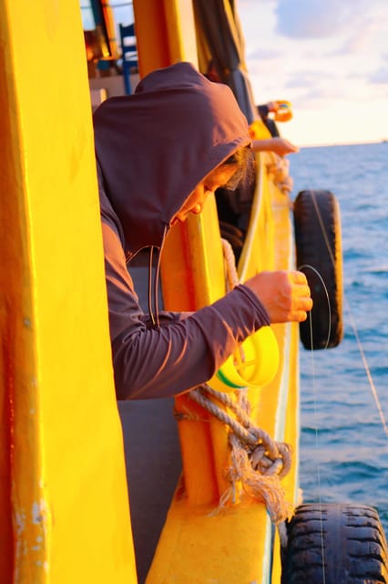RedRiverTours - Enjoying Sunset & Night Squid Fishing - Inclusions and Exclusions