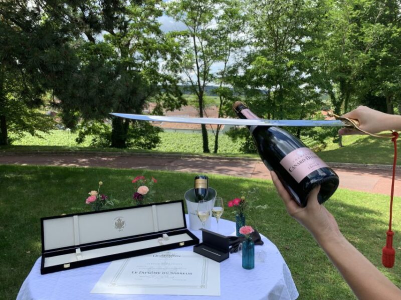 Reims: Sabrage Technique Workshop and Champagne Tasting - Saber Making Tradition