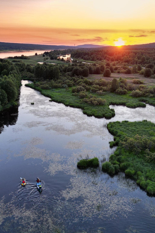RELAXING CANOE & PANORAMIC SAUNA EXPERIENCE - Opportunity for Swimming and Cooling Down