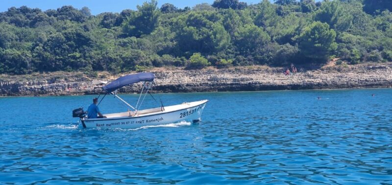 Rent a Boat up to 6 Person on Cape Kamenjak Nature Park - Water Activities