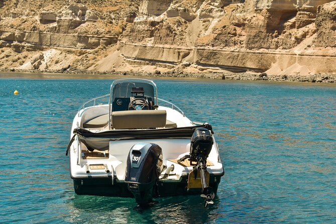 Rent a Boat With 30/50hp Engine in Santorini Without a License - About Your Stay