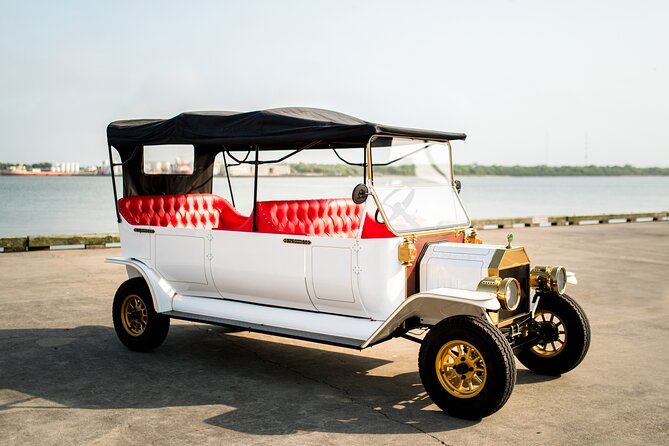 Replica 1908 Model-T Electric Golf Cart Rental - Exploring Galvestons Attractions