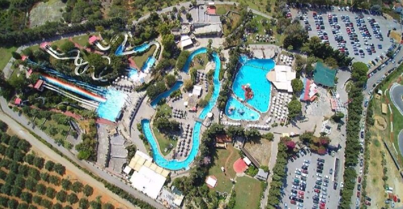 Rethymno Area: Limnoupolis Water Park Ticket With Transfers - Central Pool Area