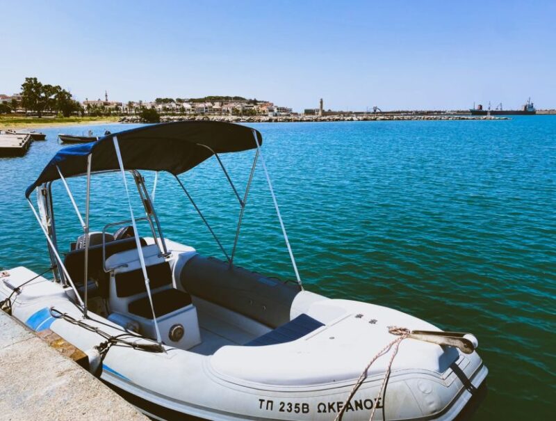 Rethymno: Boat Rental Without License - Key Points