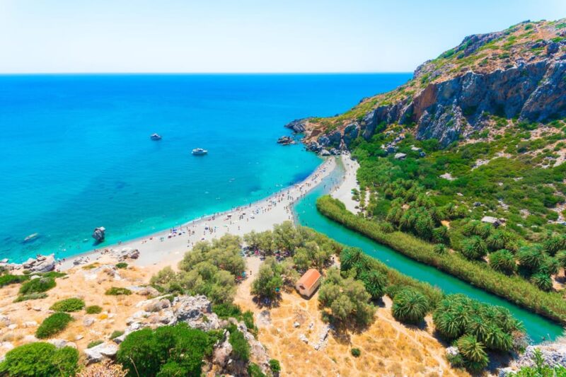 Rethymno, Damnoni Beach and Preveli Tour With Private Cruise - Damnoni Beach