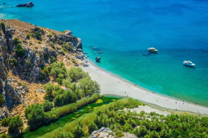 Rethymno: Preveli Beach Damnoni Beach Kourtaliotiko Day Trip - Itinerary Highlights