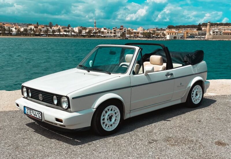 Rethymno: Ride With a Golf Cabriolet 1984 for 12 Hours - Highlights of the Tour