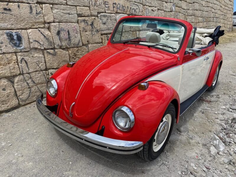 Rethymno: Ride With a VW Beetle Cabrio for 12 Hours - Booking Information and Policies